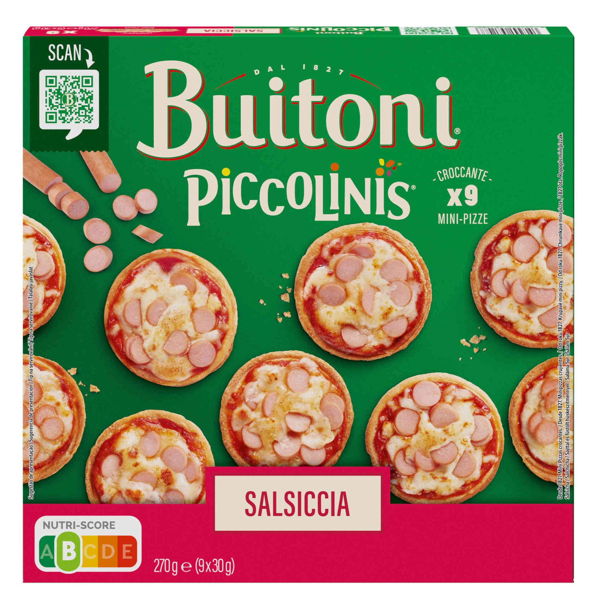 Mini Pizzas de Salsicha