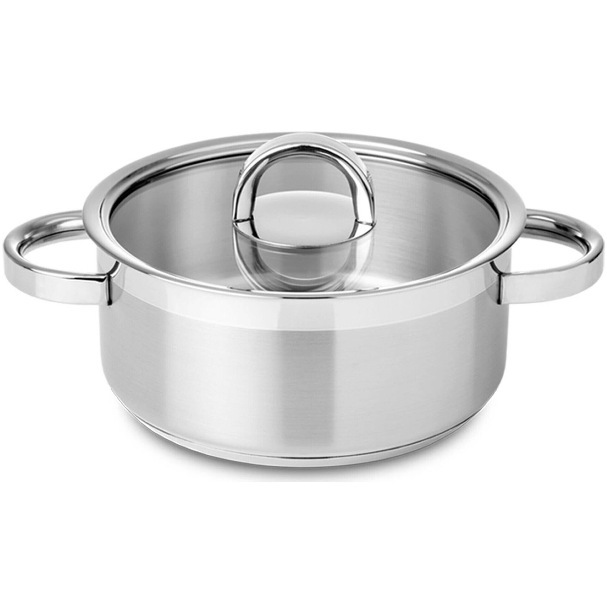 Trem Cozinha 9 Pe&ccedil;as A&ccedil;o Inoxid&aacute;vel Atl&acirc;ntico Glass Silampos