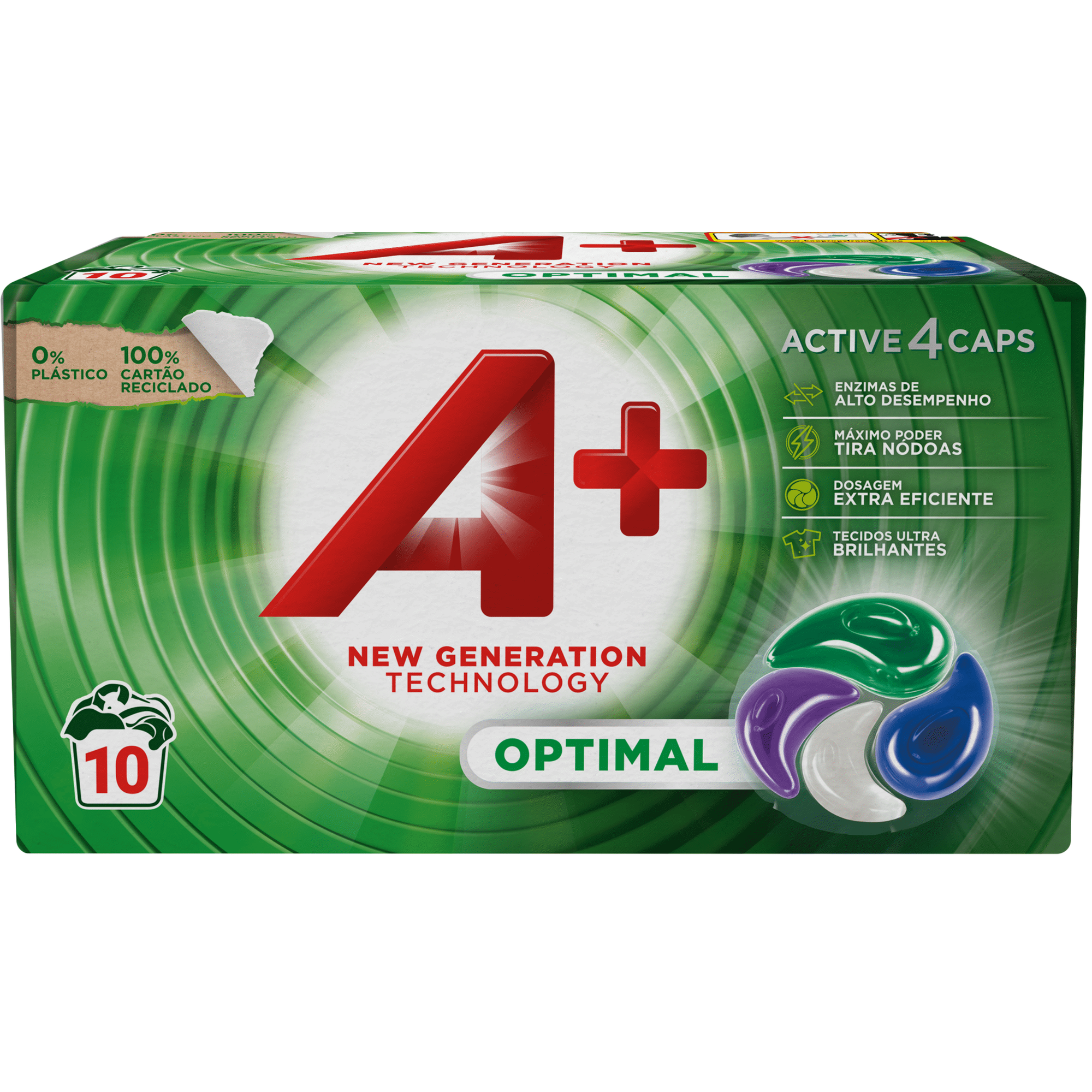 Detergente M&aacute;quina Roupa C&aacute;psulas Optimal