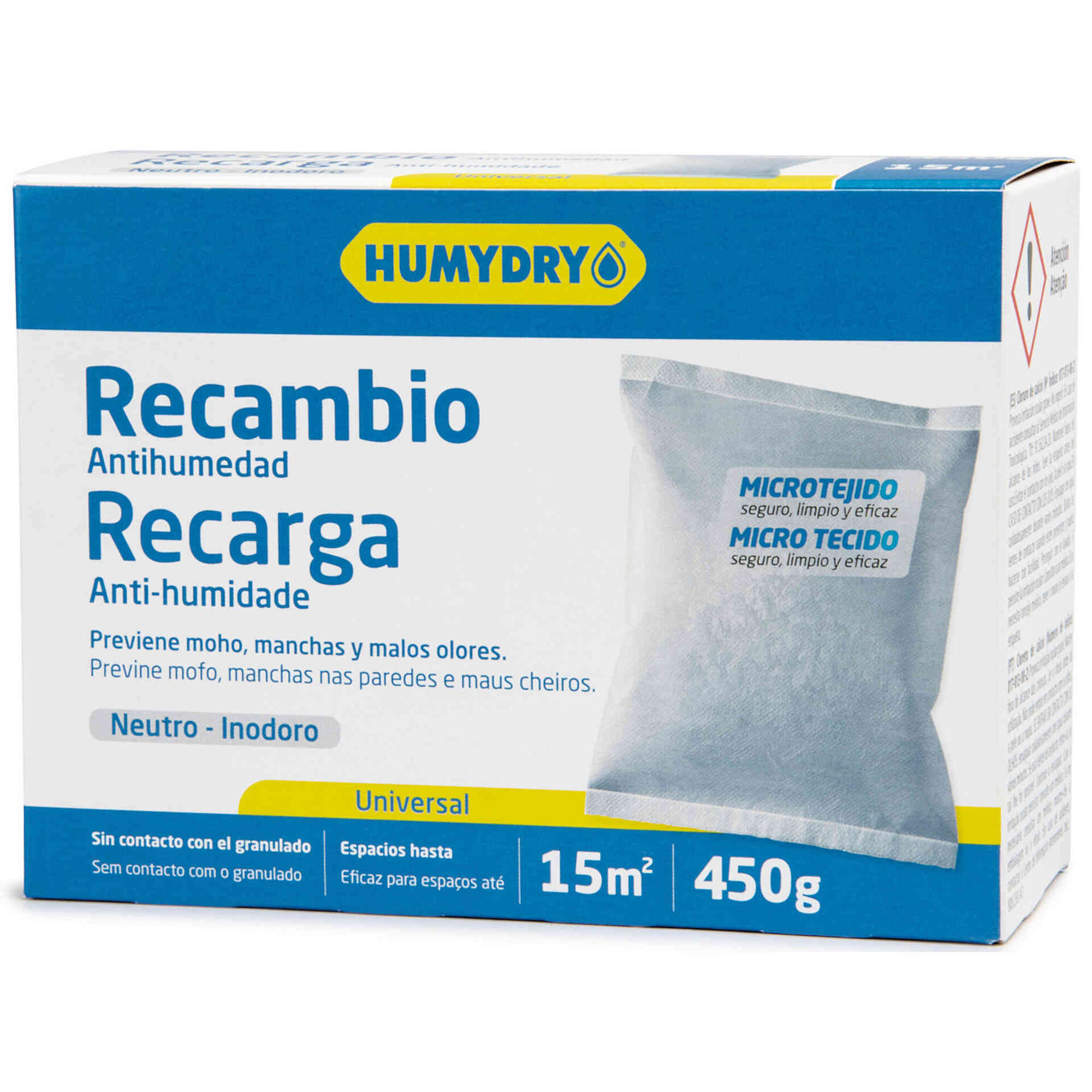 Recarga para sistema antihumedad 450 gr saco