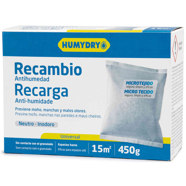 Recarga Desumidificador Inodora Humydry