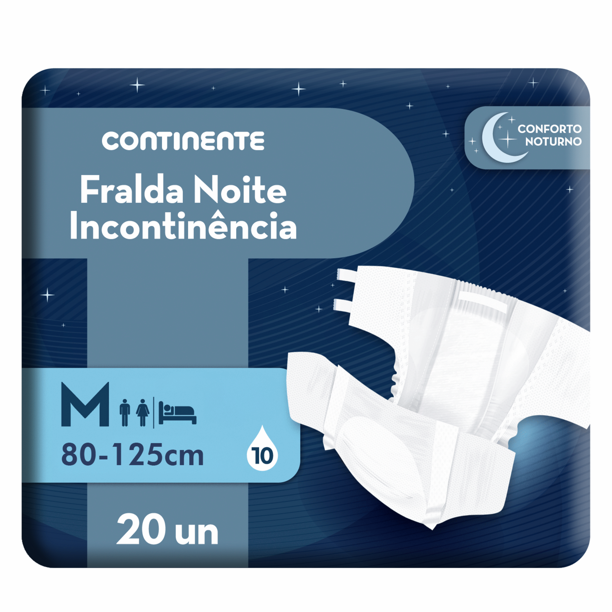 Fraldas Incontin&ecirc;ncia Noite M