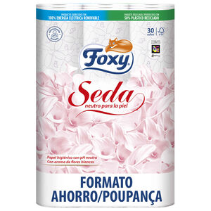Papel Higiénico 3 Folhas Seda Foxy