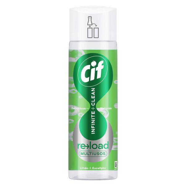 Spray Recarga Infinite Clean Limão e Eucalipto Cif