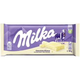 Tablete de Chocolate Branco Milka