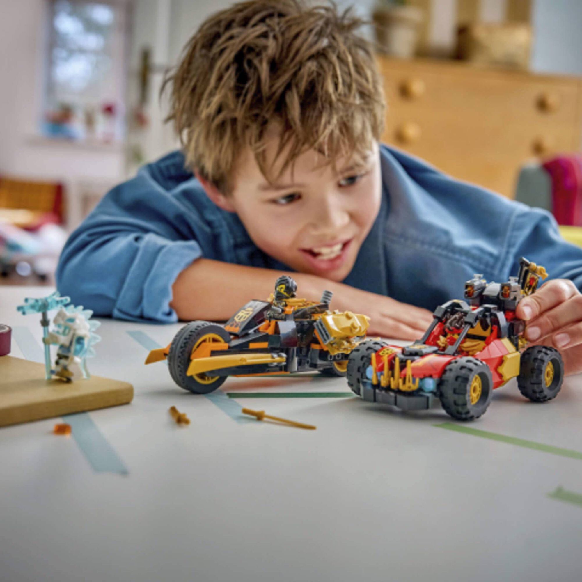 LEGO Ninjago - Ve&iacute;culos Combinadores do Kai e do Cole - 71864