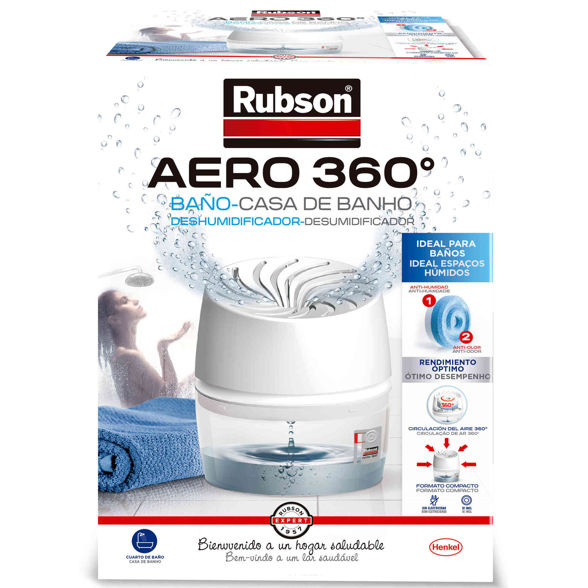 Deshumidificador Aero 360º Rubson