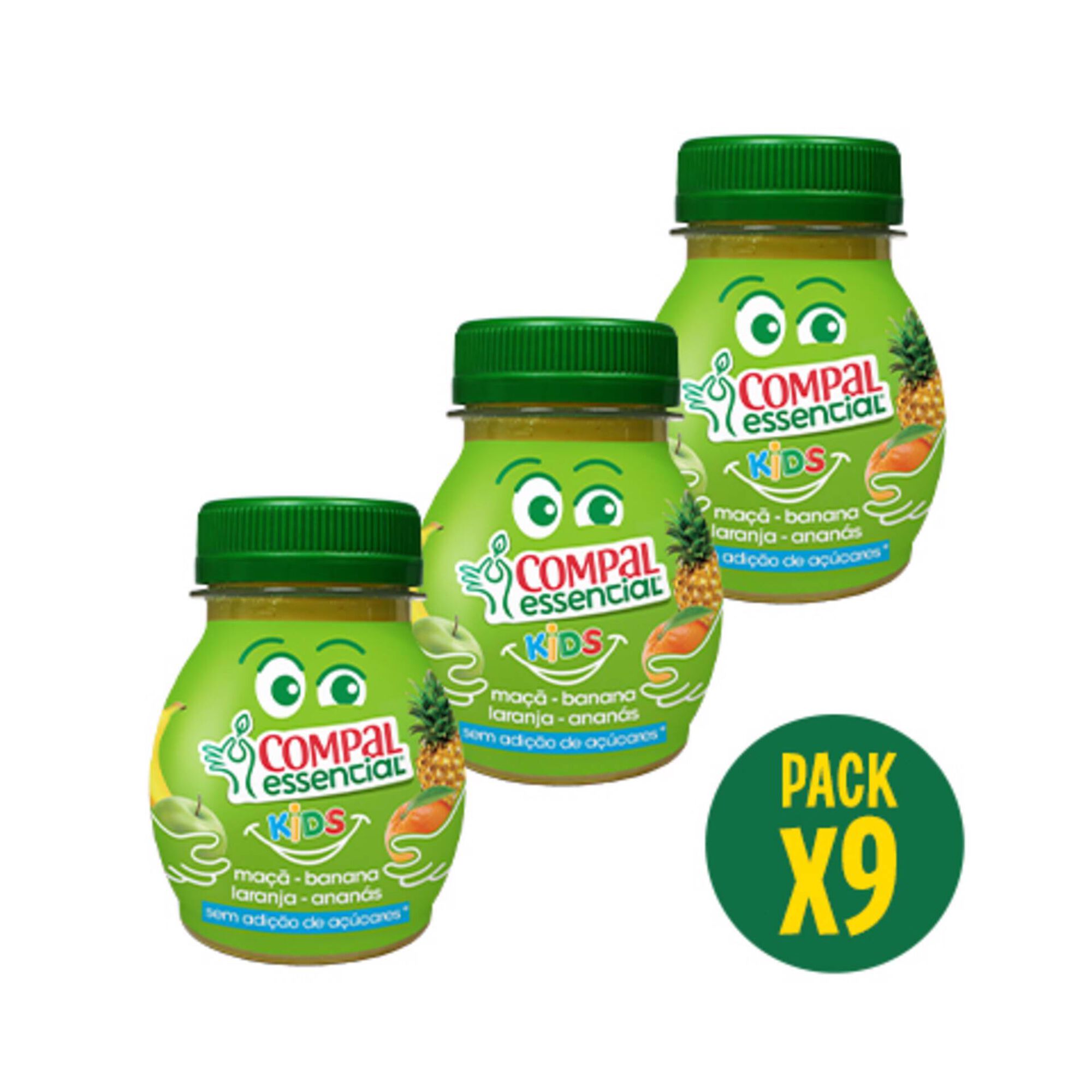 Dose Fruta Maçã, Banana, Laranja e Ananás Kids