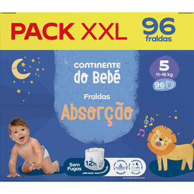Box Fraldas Absor&ccedil;&atilde;o 11-16kg T5 Continente do Beb&eacute;