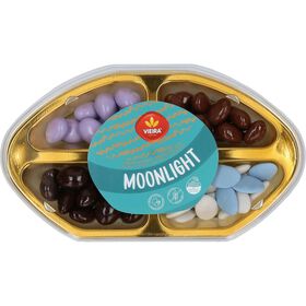 Am&ecirc;ndoas e Drageias de Chocolate Moonlight Sortidas Vieira