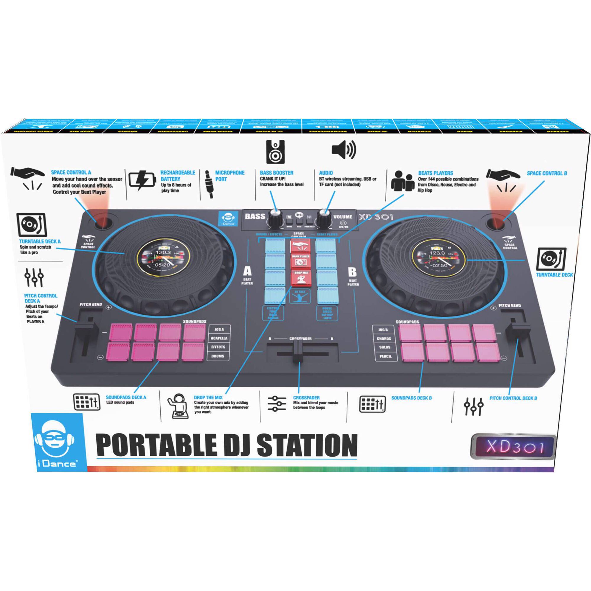 Estação DJ Pro Portátil