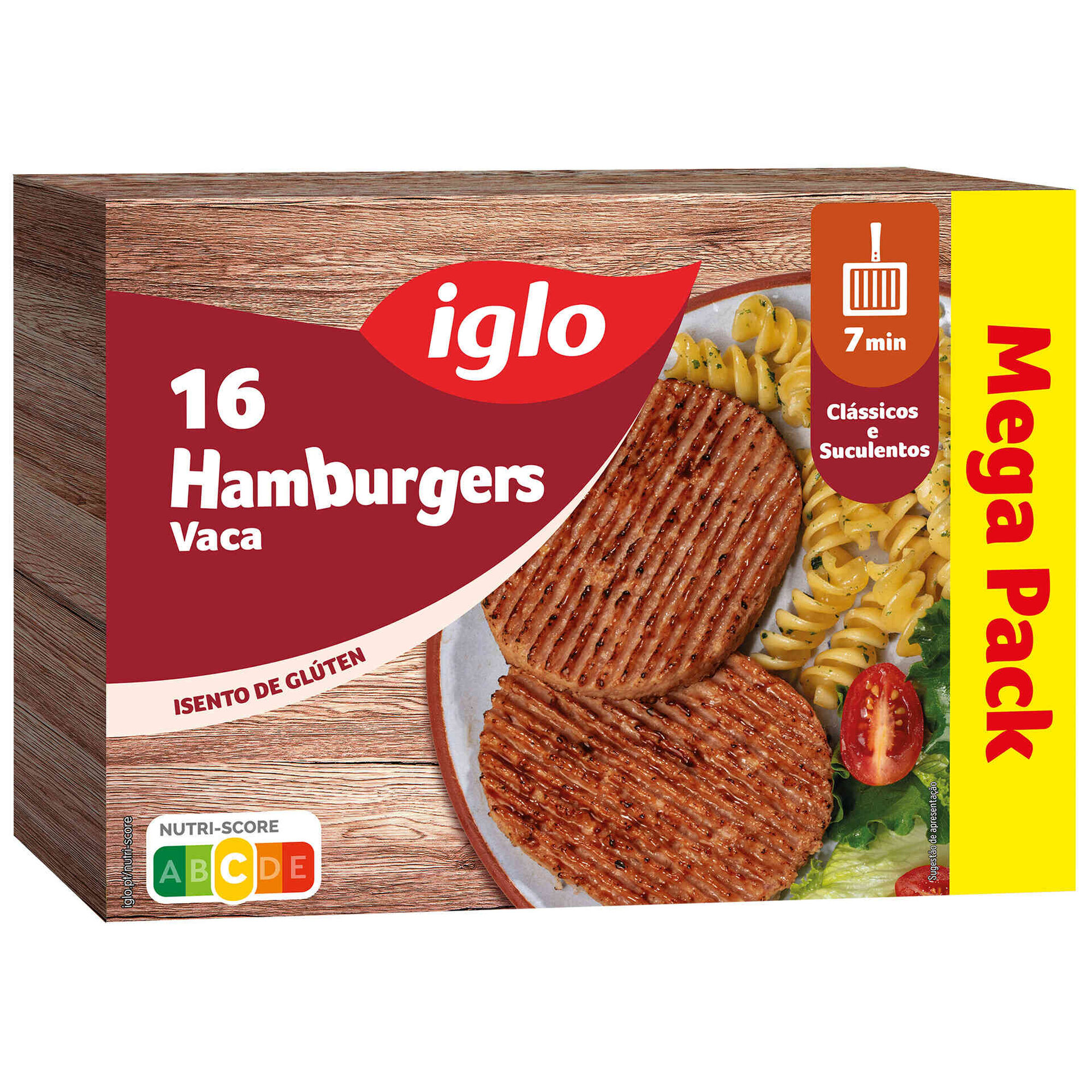 Hamb&uacute;rgueres de Vaca sem Gl&uacute;ten Iglo