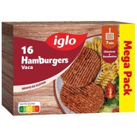 Hamb&uacute;rgueres de Vaca sem Gl&uacute;ten Iglo
