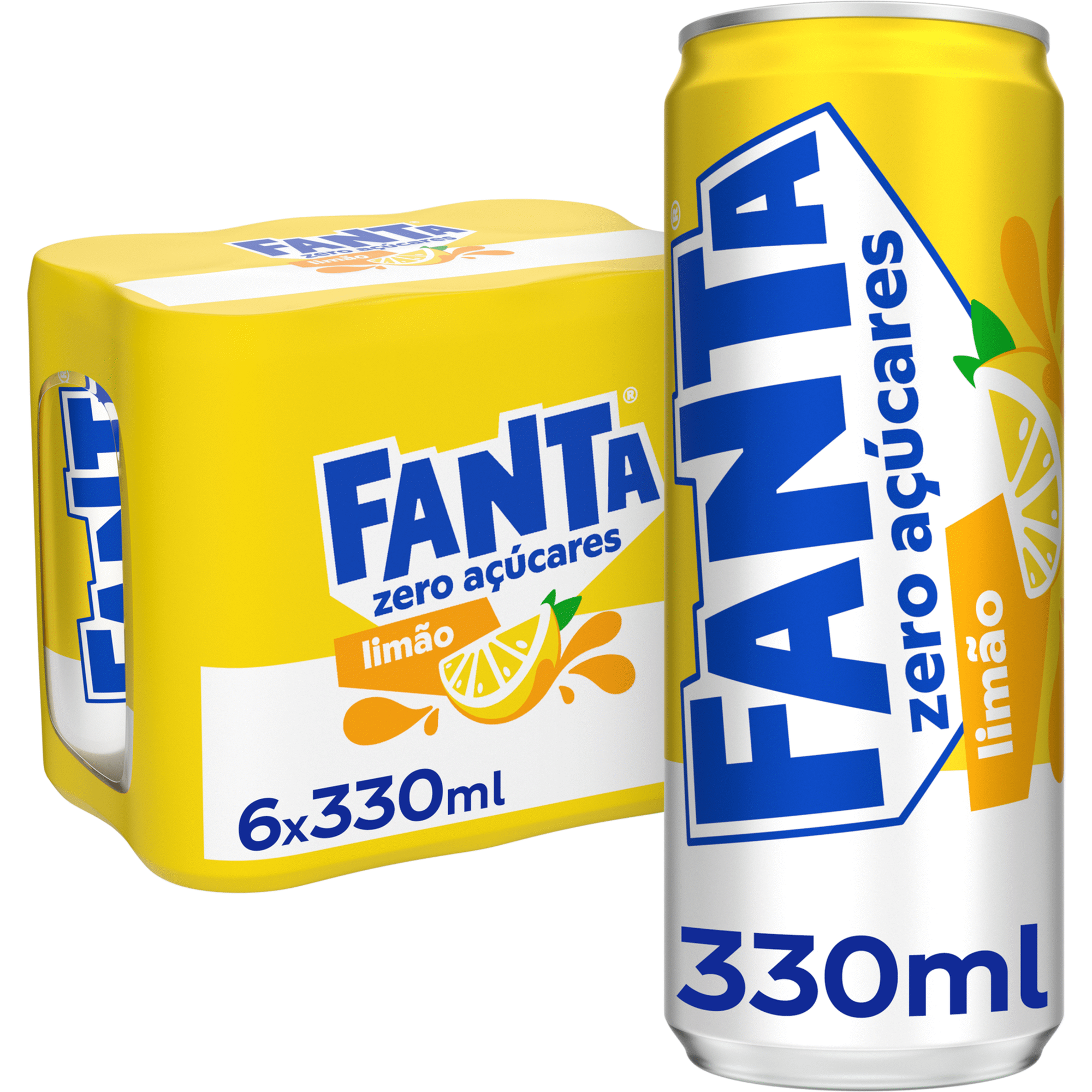 Refrigerante com G&aacute;s em Lata Lim&atilde;o sem A&ccedil;&uacute;car Fanta