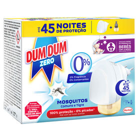 Inseticida El&eacute;trico Mosquitos + Recarga  0% Dum Dum