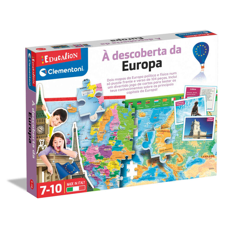 Clementoni - Jogo À Descoberta da Europa