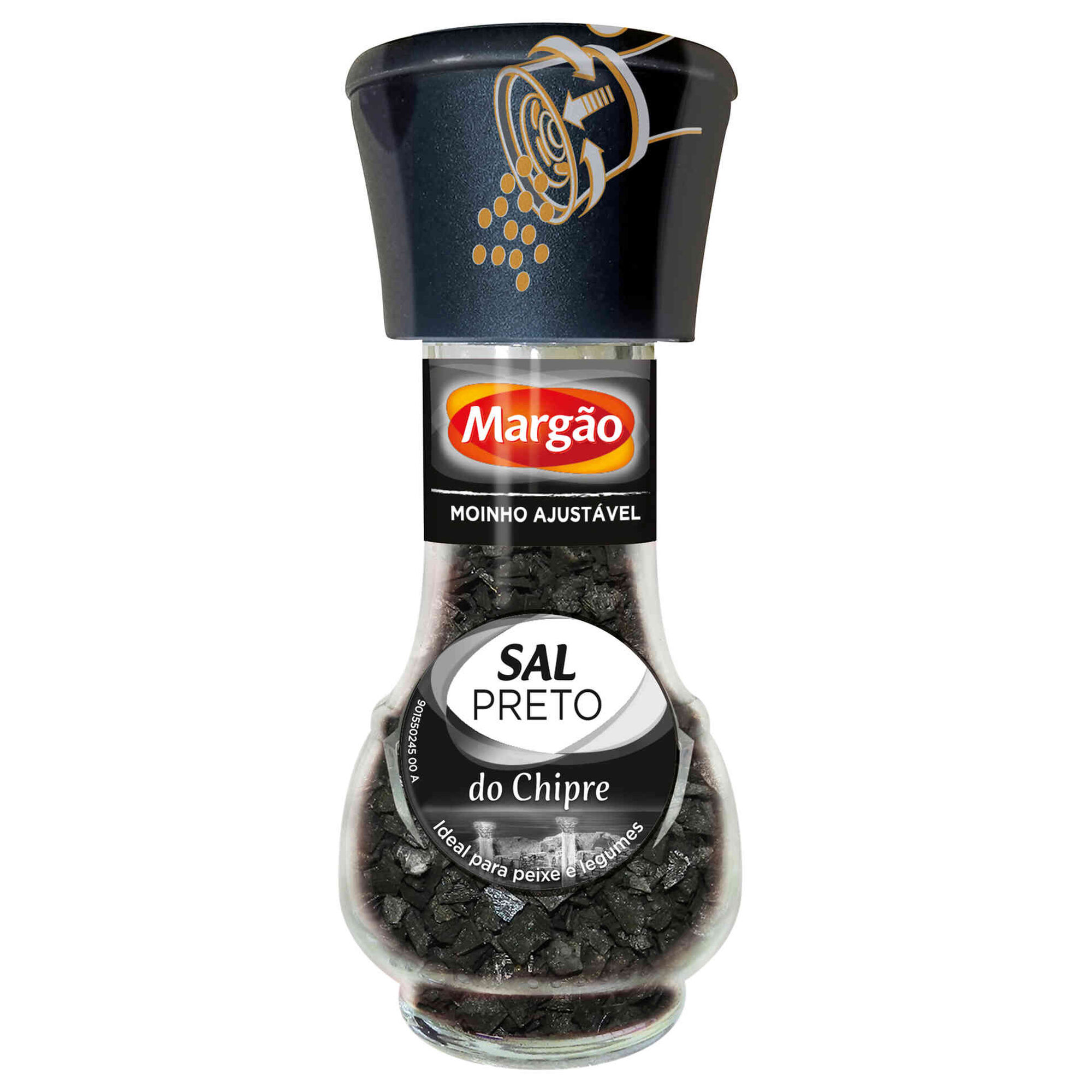 Sal Preto do Chipre com Moínho