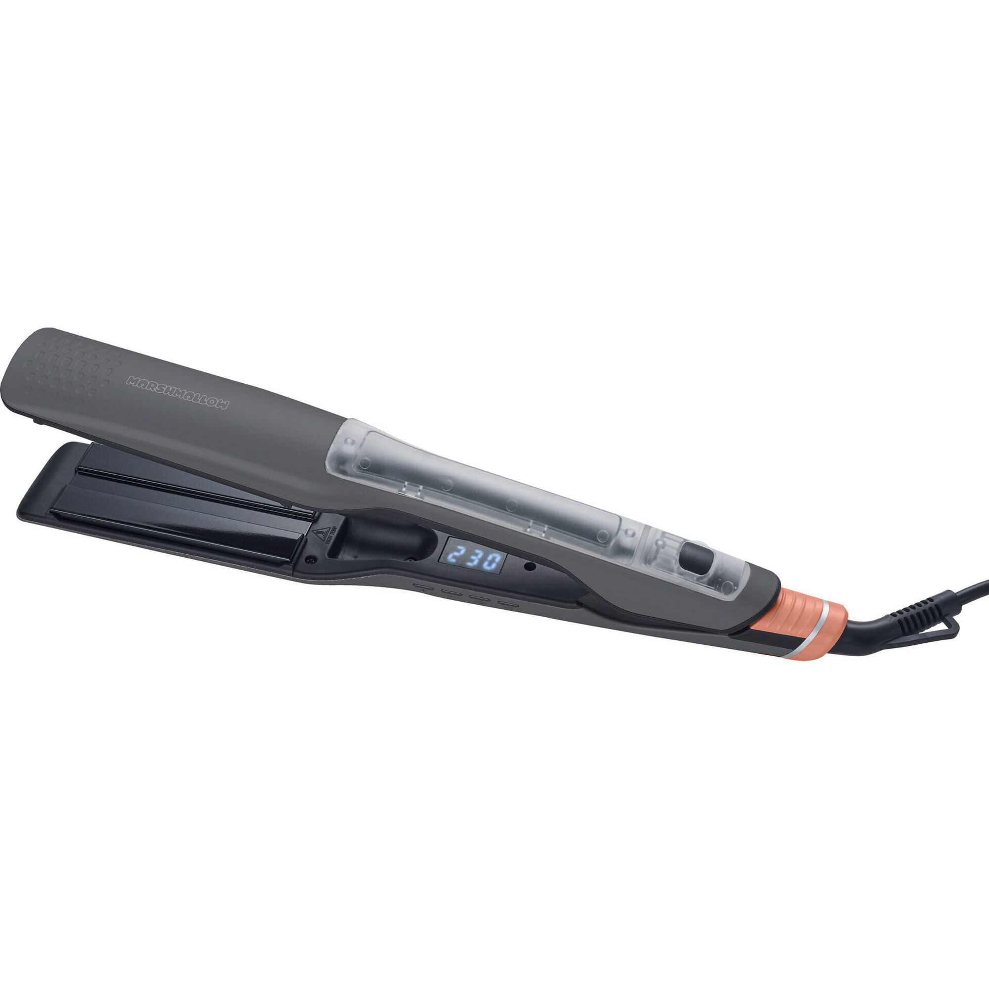 Alisador Cer&acirc;mico com Vapor Preto Marshmallow