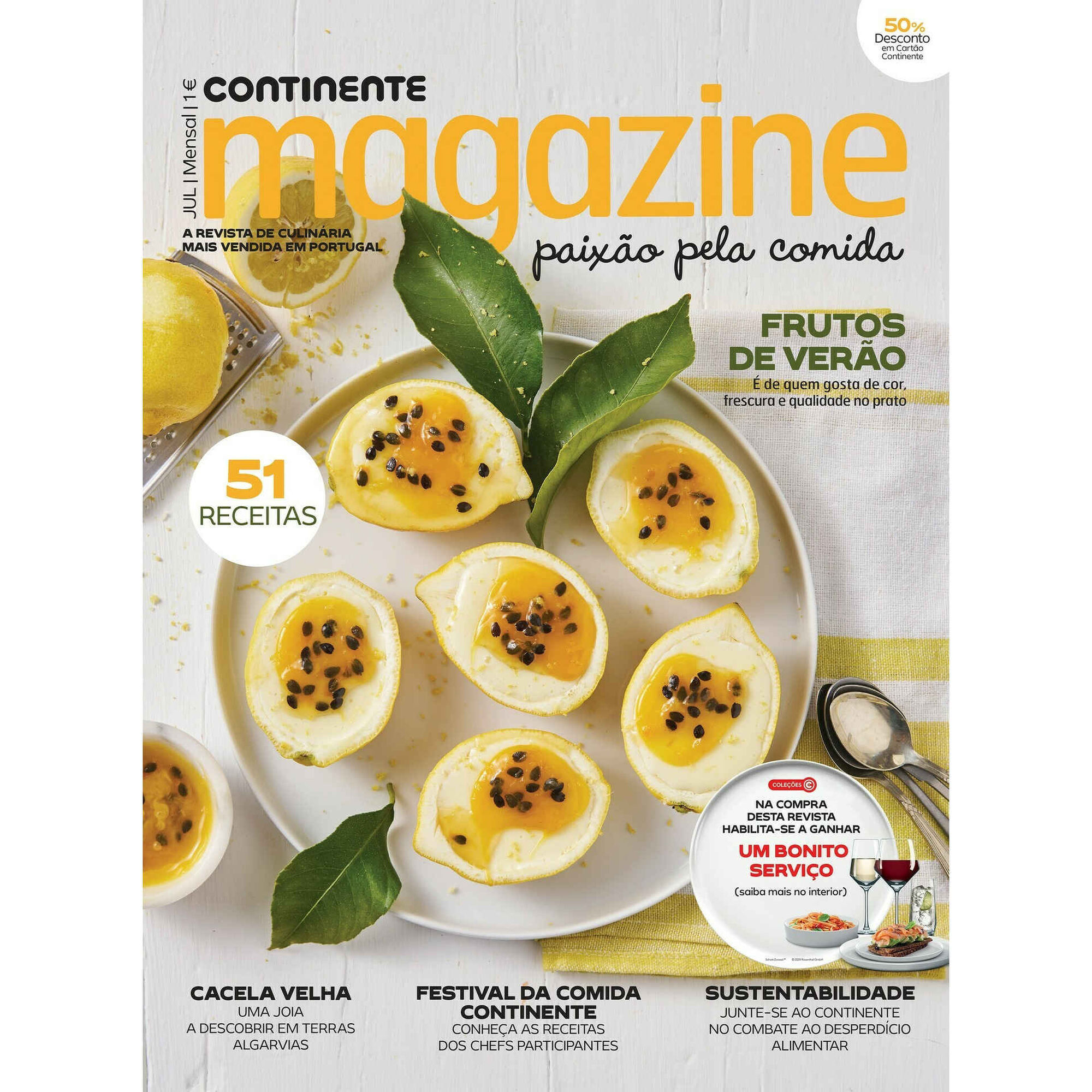 Continente Magazine de Julho