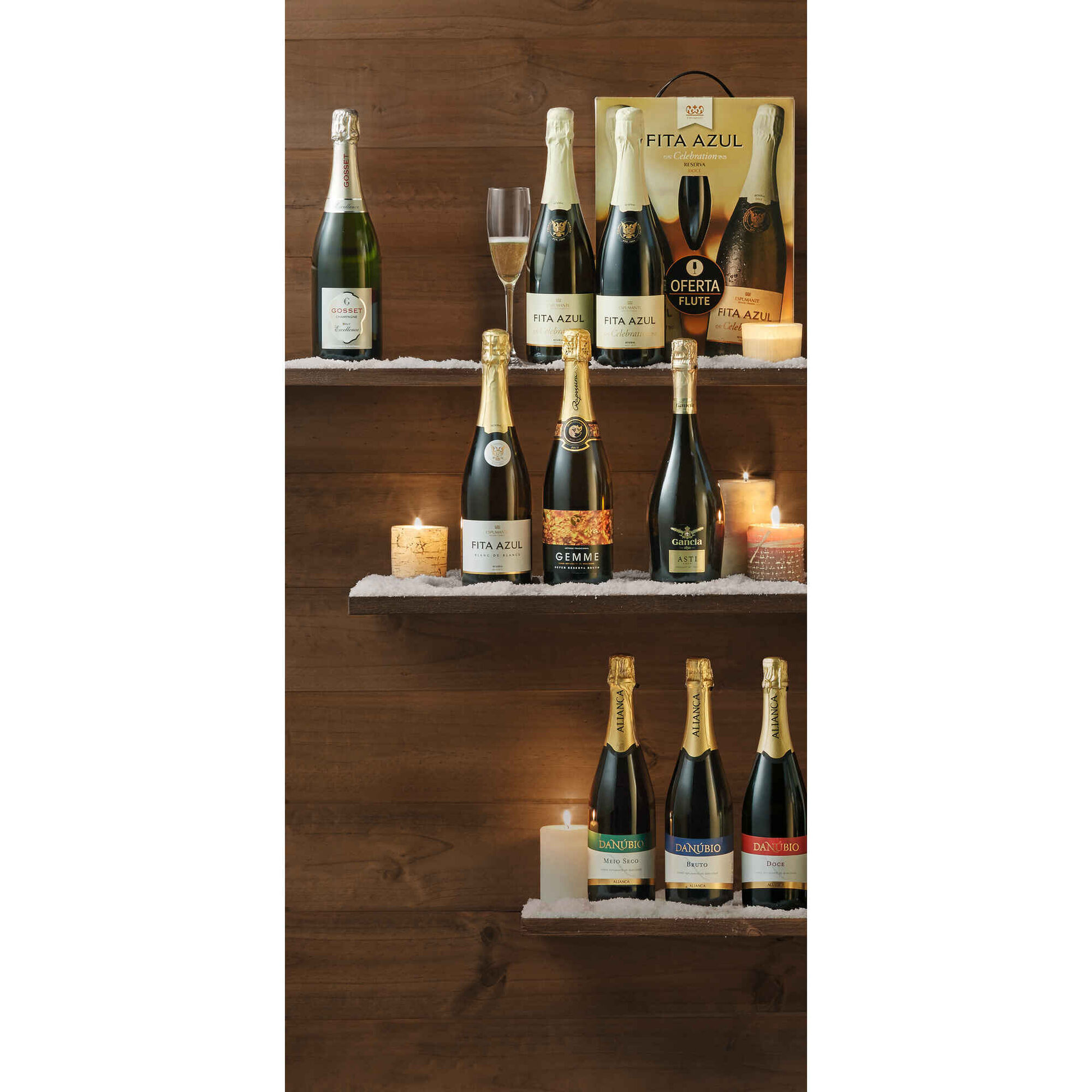 Danúbio Espumante Meio Seco Branco