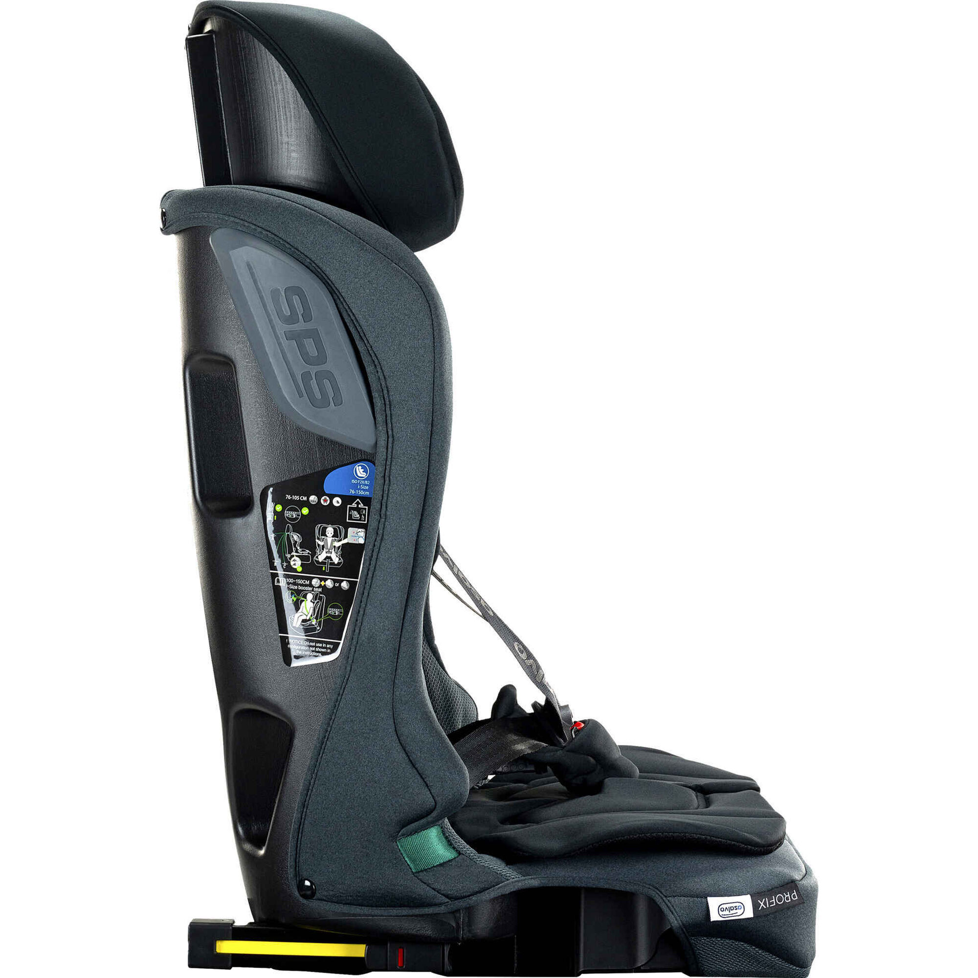 Cadeira Auto I-Size 76-150cm Isofix Cinza Profix Cadeira Auto I-Size 76-150cm Isofix Cinza Profix