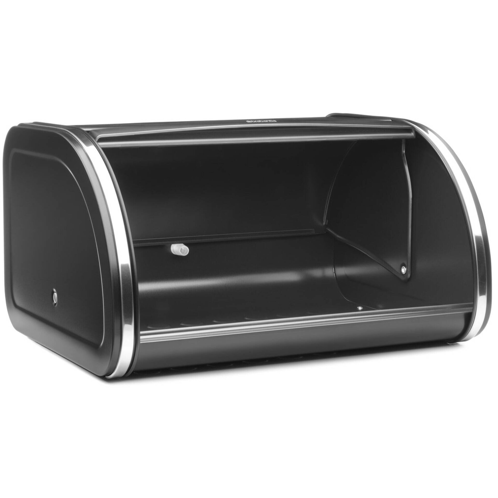 Caixa P&atilde;o com Tampa Deslizante Preto Brabantia