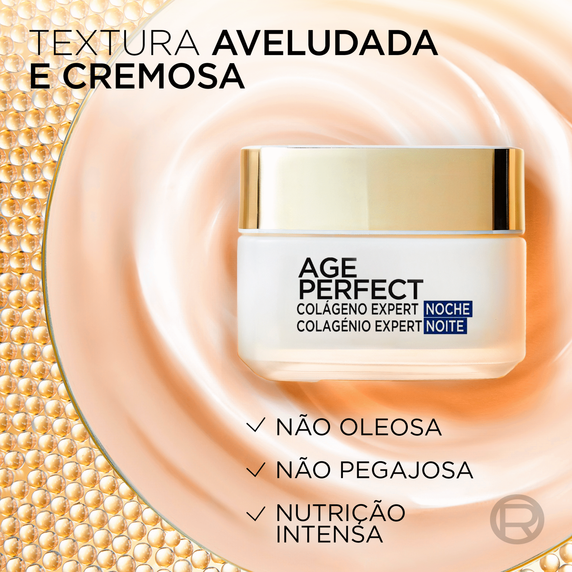 Creme de Rosto Noite Age Perfect Hidratante Antimanchas 60+ L'Or&eacute;al Paris