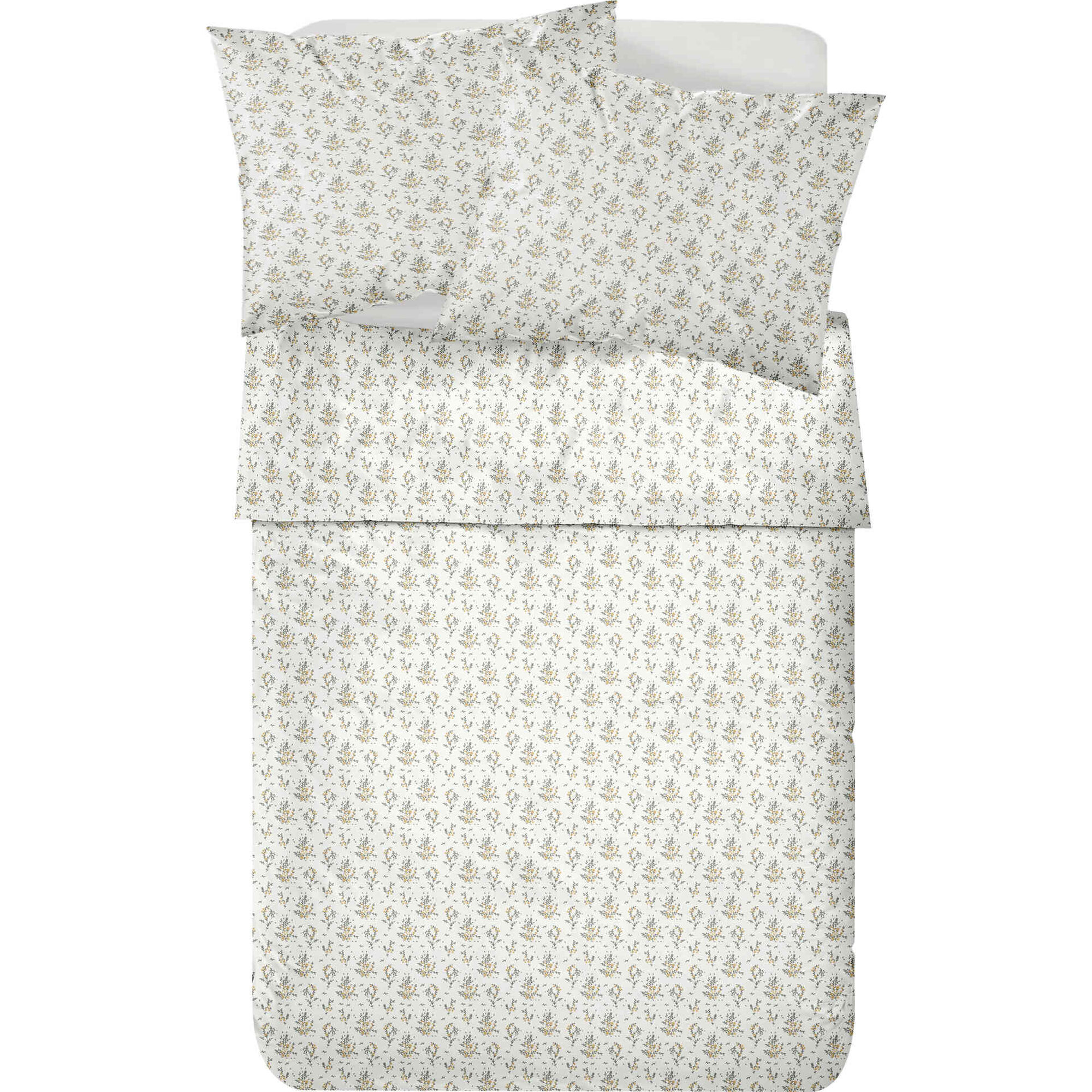 Conjunto Lençóis Algodão 220x270cm Romântico