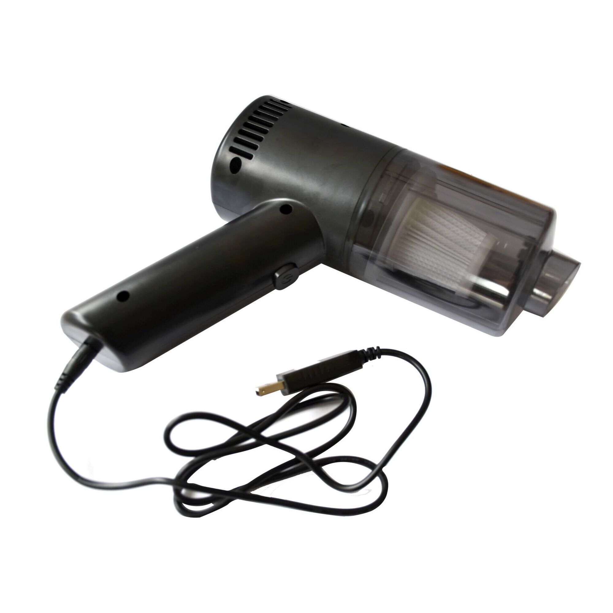 Mini Aspirador sem Fios 300ml 60W Preto Bazar&atilde;o