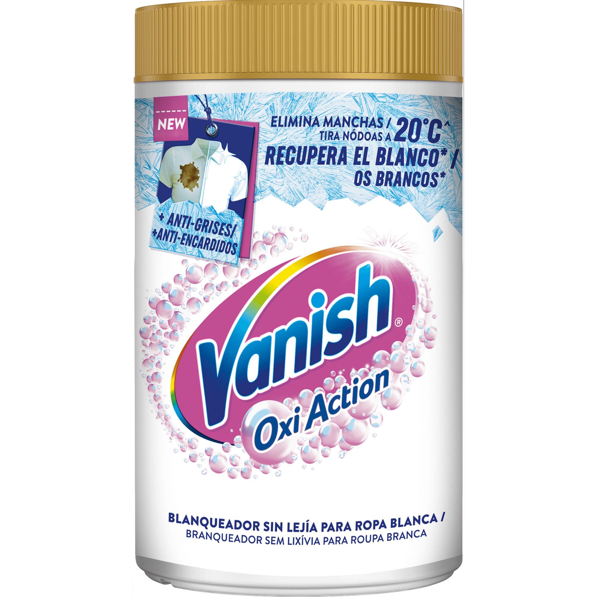 Tira N&oacute;doas P&oacute; Oxi Action Roupa Branca