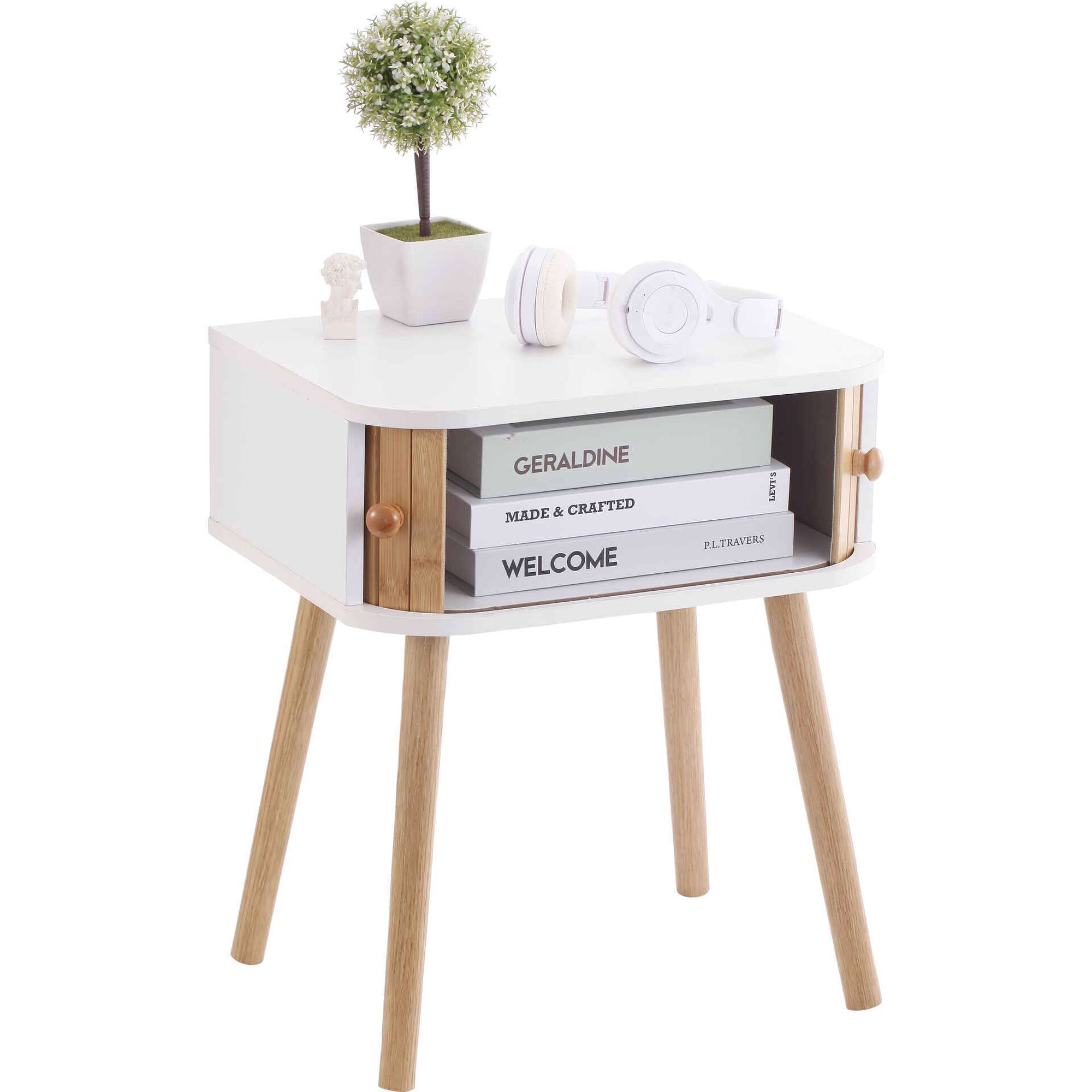 Mesa de Apoio com Gaveta 30x40x47cm Bazar&atilde;o