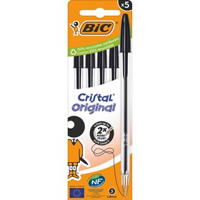 Esferogr&aacute;fica Cristal de Tinta Preta Bic