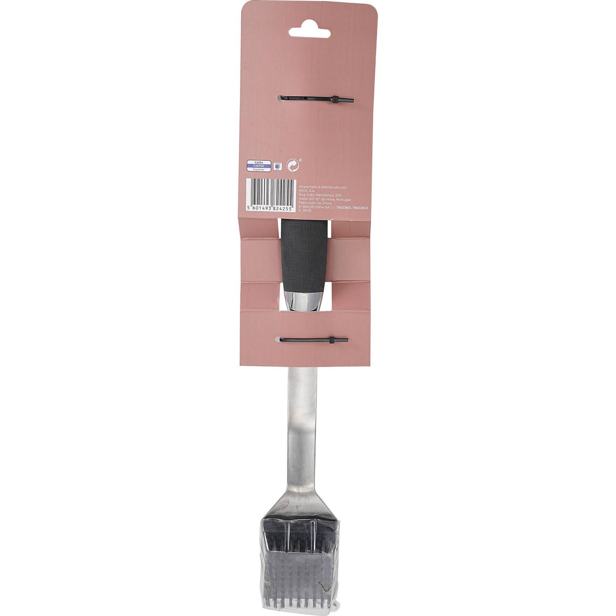 Escova com Raspador Barbecue 45cm