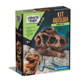 Kit Arqueologia - Cr&acirc;nio T-Rex