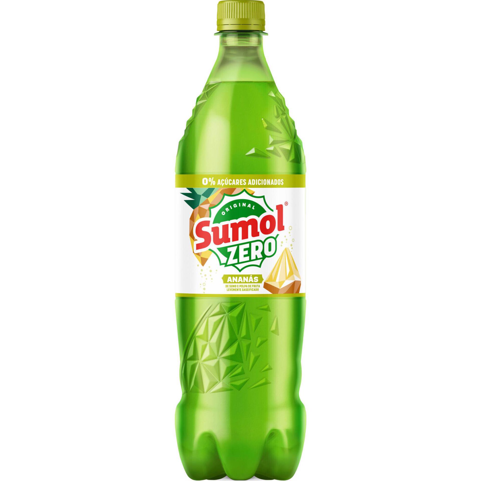 Refrigerante com G&aacute;s Anan&aacute;s sem A&ccedil;&uacute;car Sumol