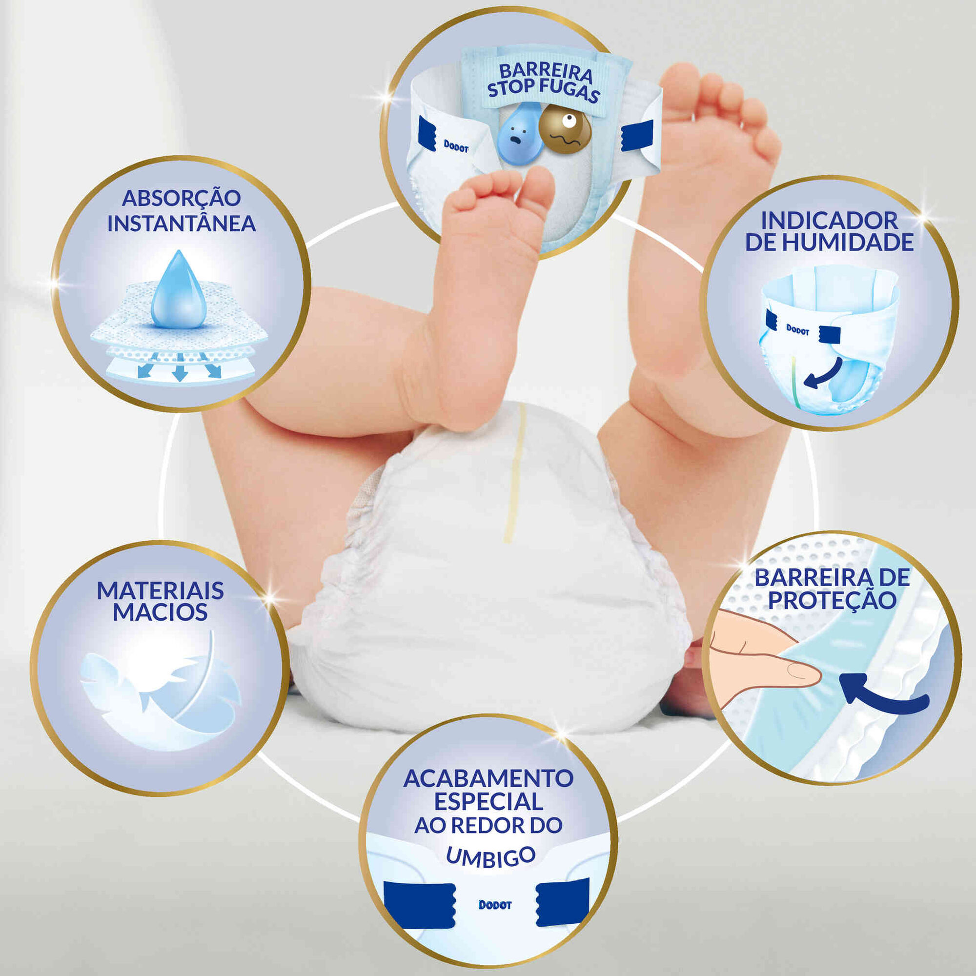 Fraldas Sensitive < 3kg T0