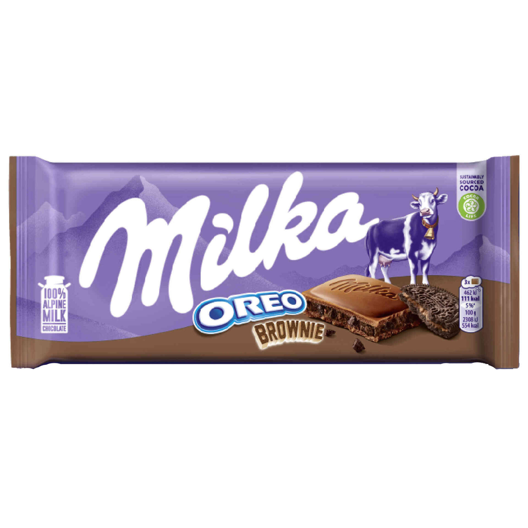 Tablete de Chocolate com Oreo e Brownie