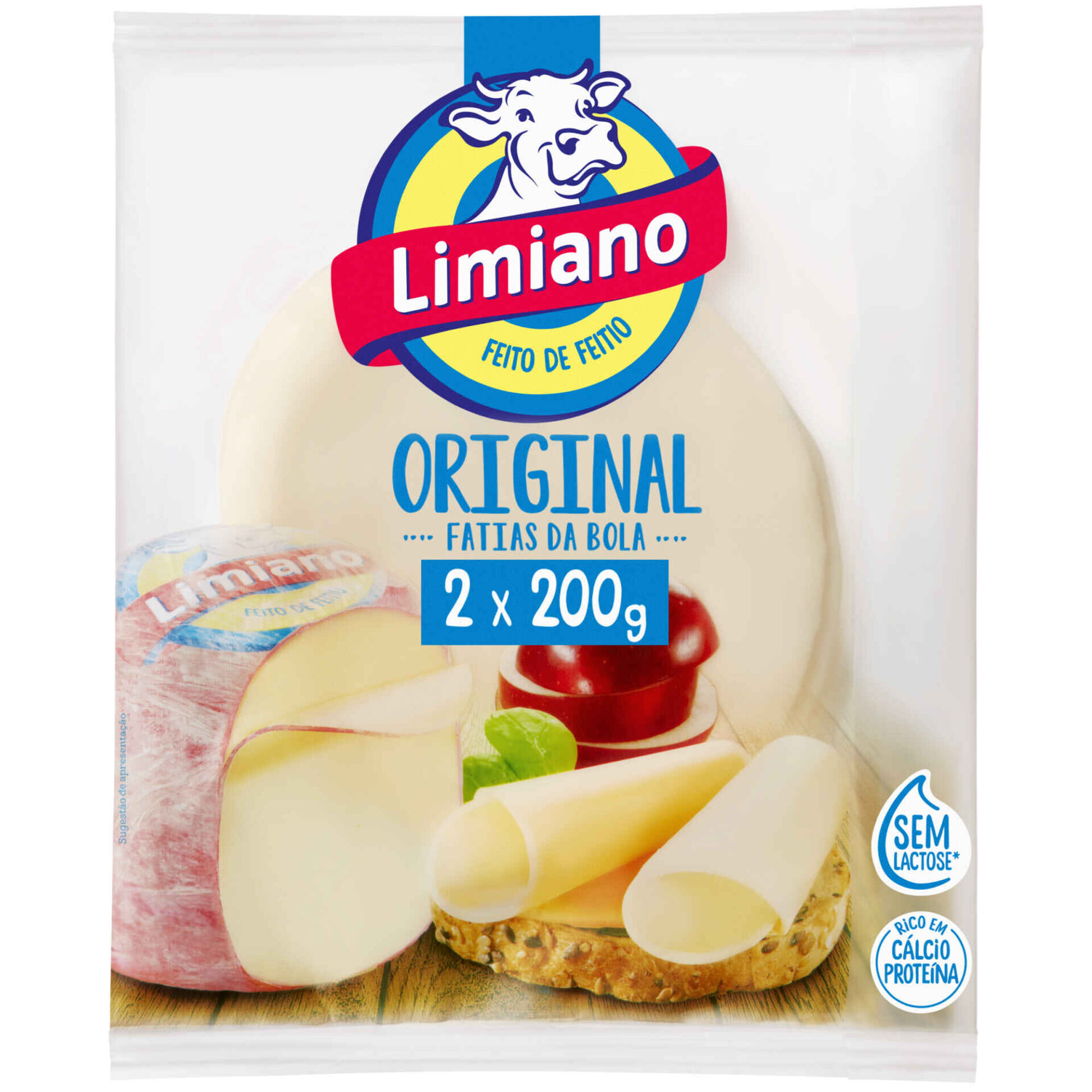 Queijo Flamengo sem Lactose Fatiado Limiano