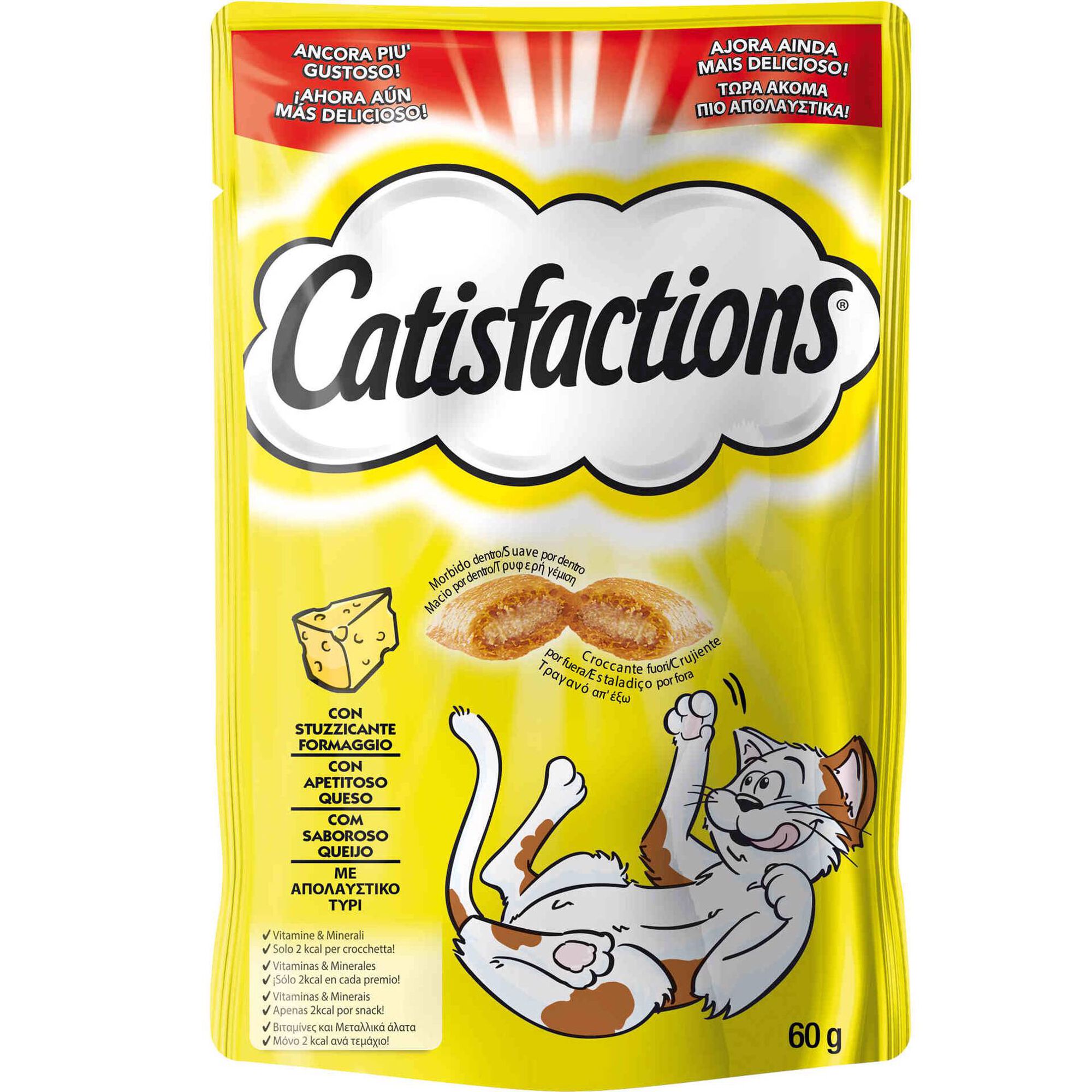 Snack para Gato Júnior e Adulto Queijo