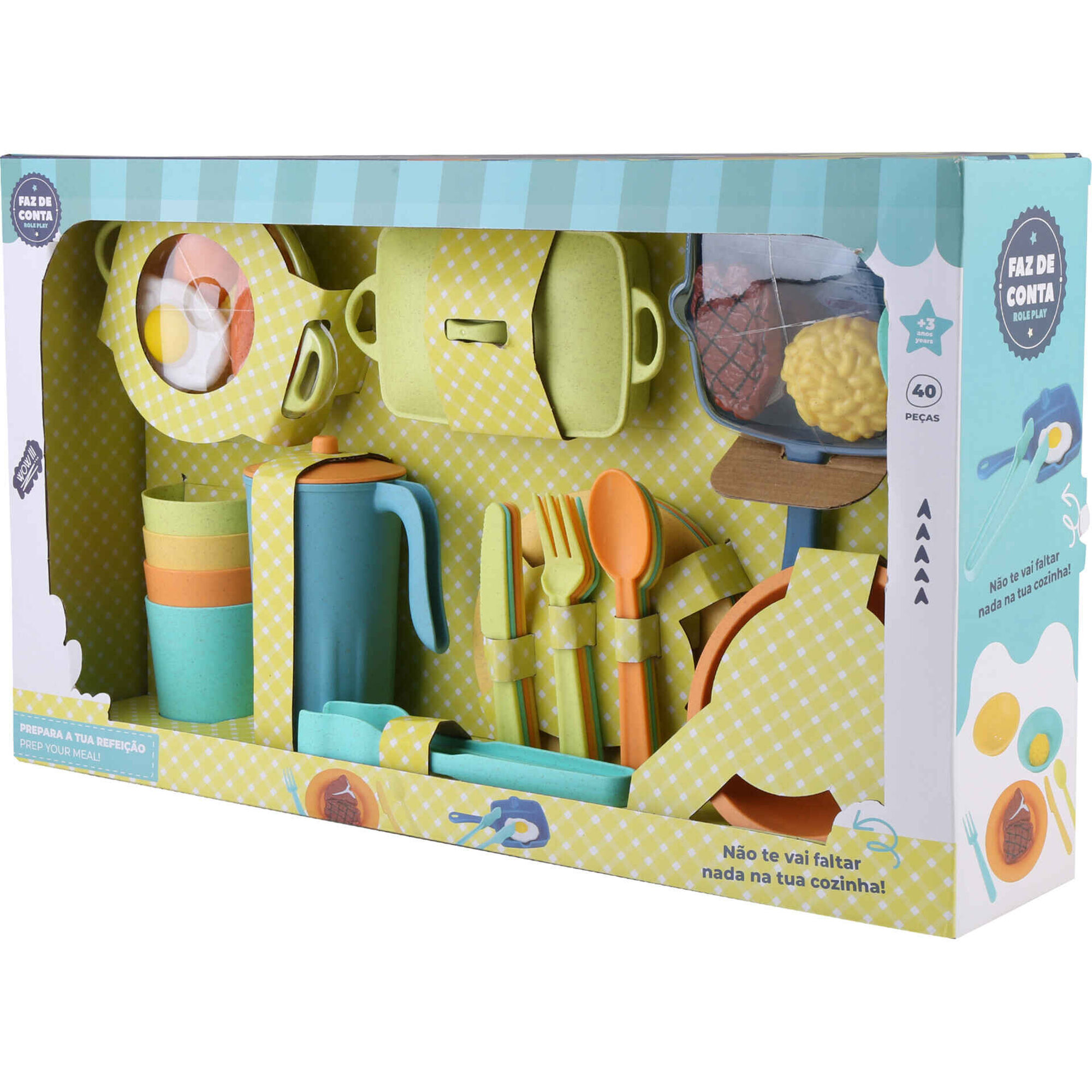 Zoko Faz de Conta - Conjunto Cozinha 40 Pe&ccedil;as