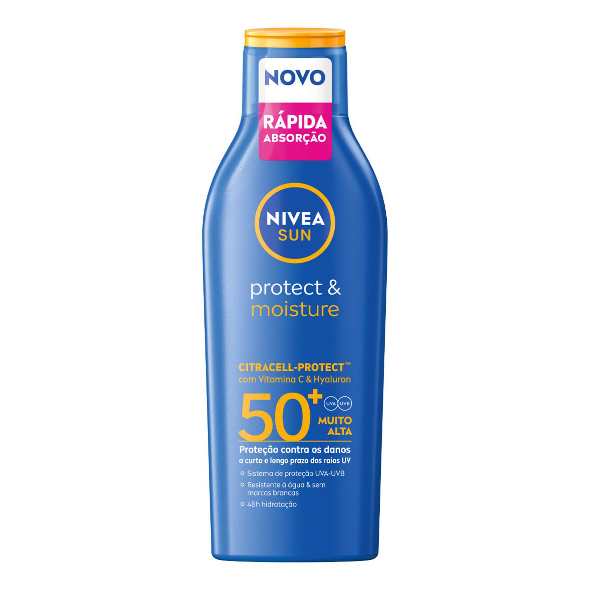 Protetor Solar Lo&ccedil;&atilde;o Protect & Moisture FPS 50+ Nivea Sun