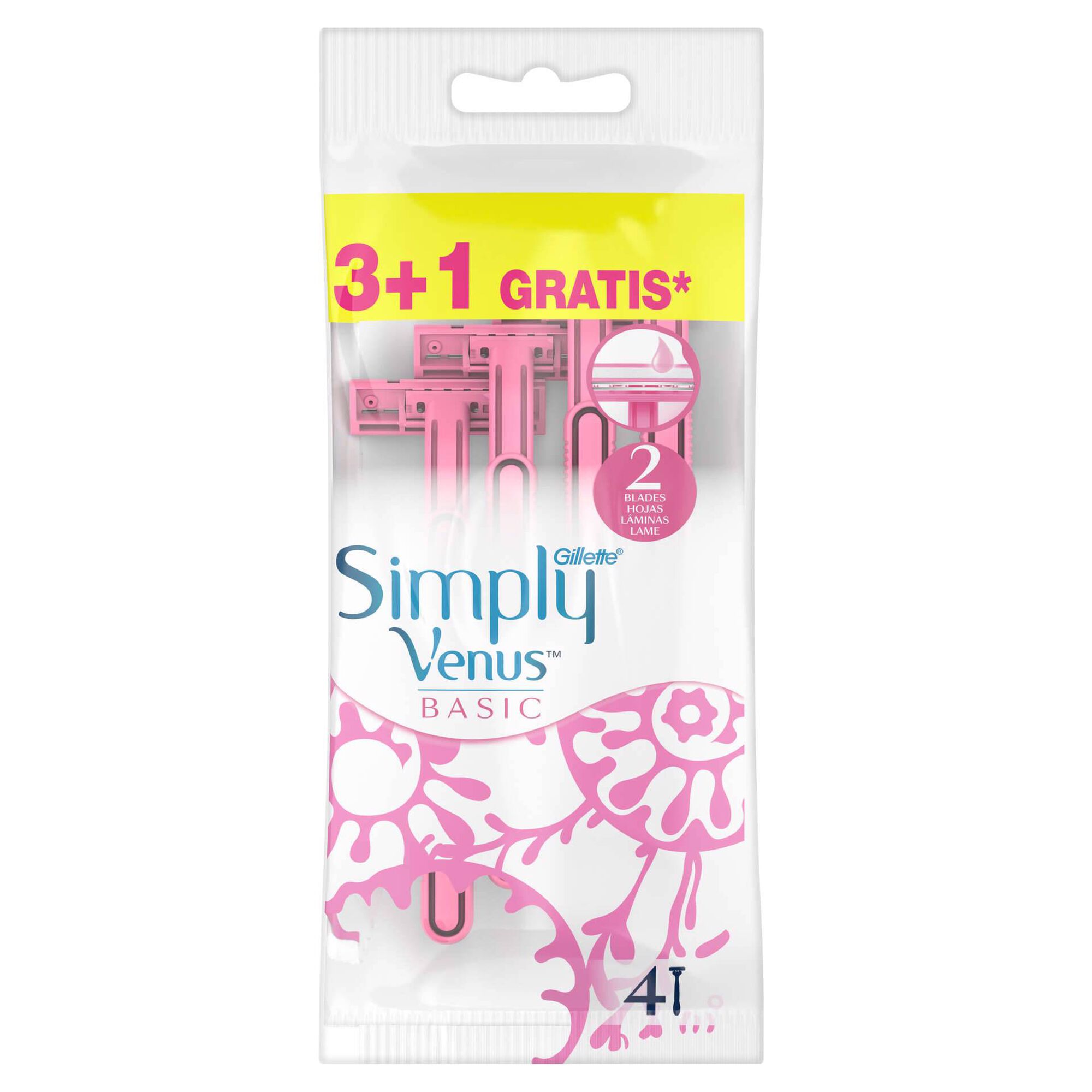 Lâminas Descartáveis Venus 2 Simply Basic