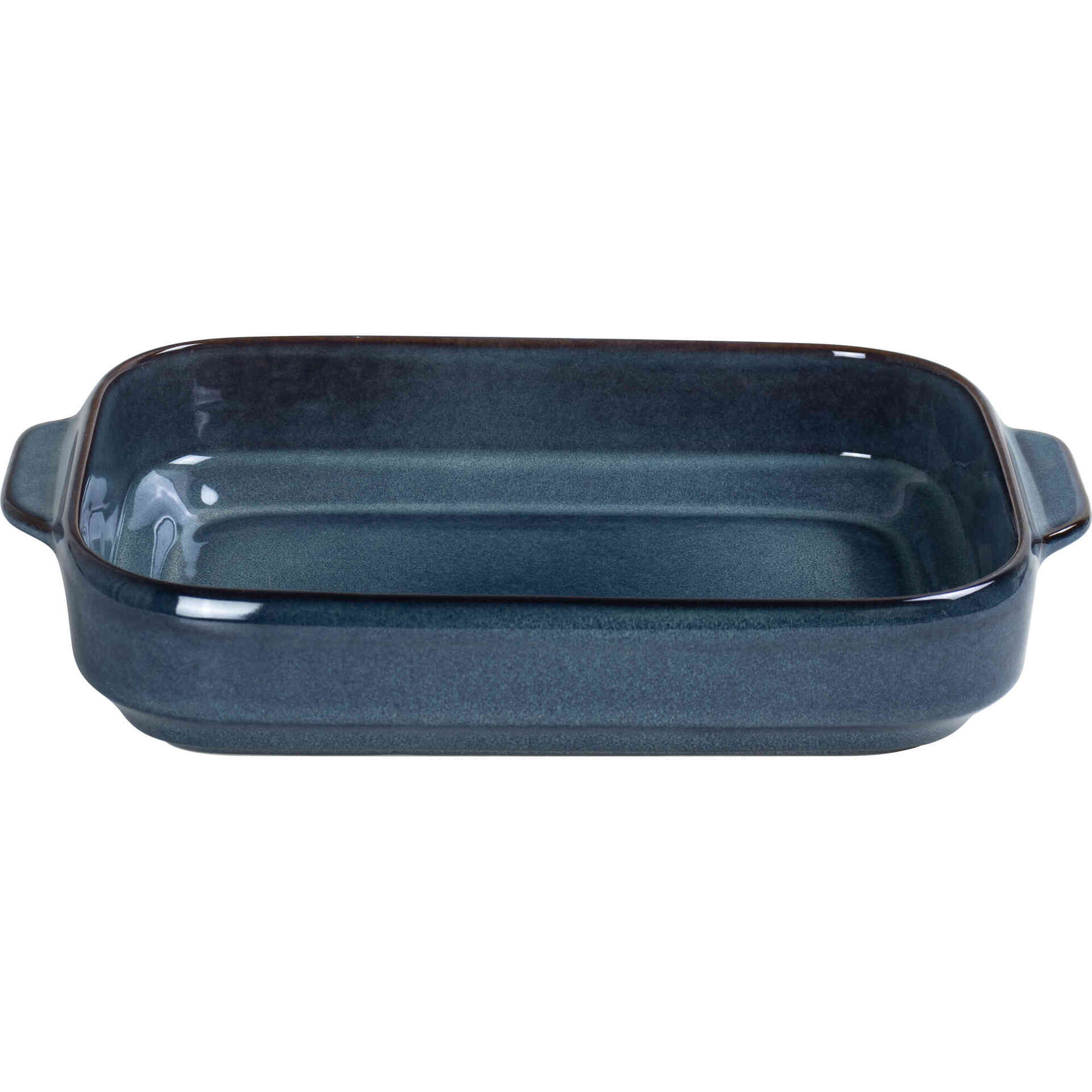 Assadeira Retangular Reativa 33x21cm Azul Kasa