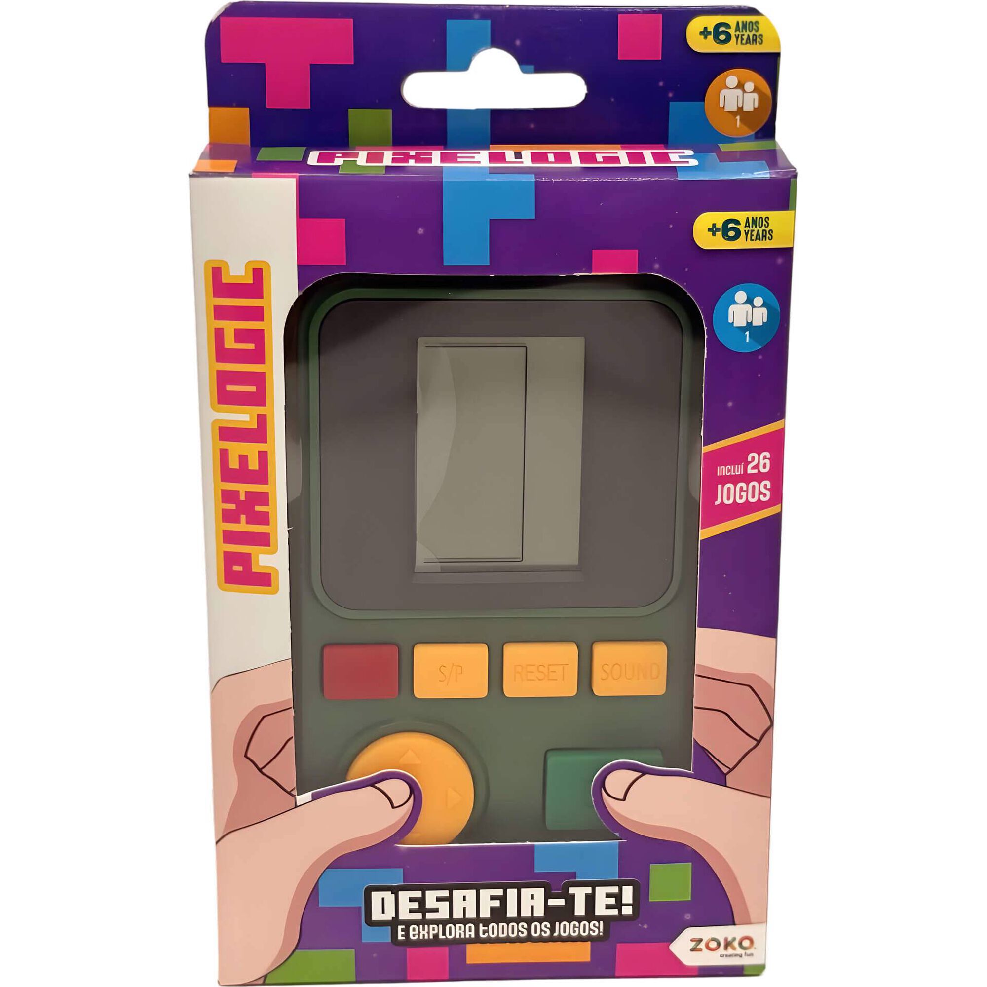 Zoko - Consola de Tetris Pixelogic (v&aacute;rios modelos)