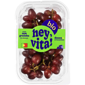 Uva Rosada ou Preta sem Grainha Biol&oacute;gica Hey, Vita!