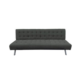 Sofá Cama Cinza Click Clack Sofá Cama Cinza Click Clack