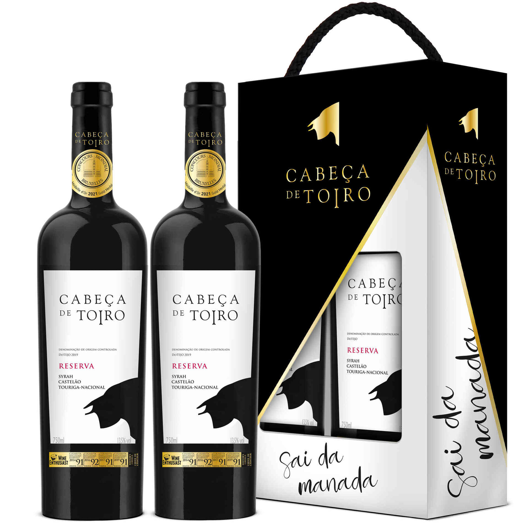 Cabeça de Toiro Tejo Vinho Tinto Conjunto