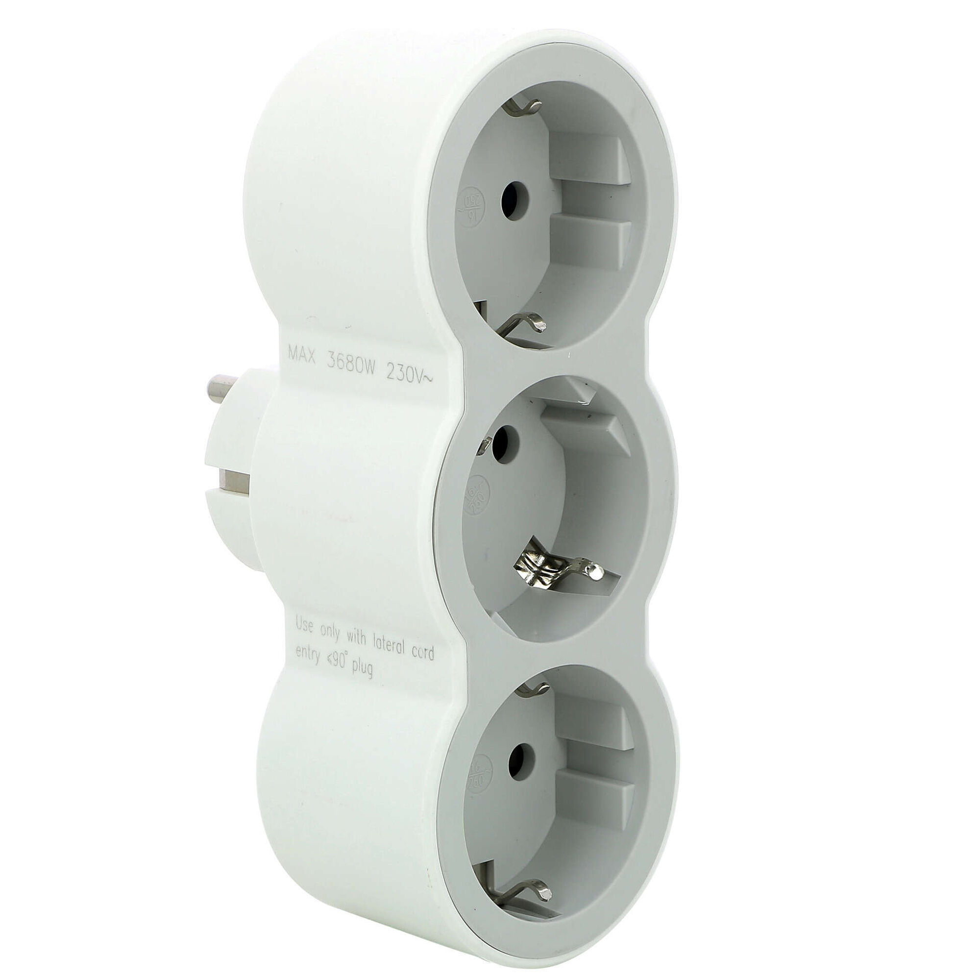 Ficha Tripla Frontal Branca