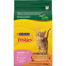 Ra&ccedil;&atilde;o para Gato J&uacute;nior Frango, Leite e Legumes Purina Friskies