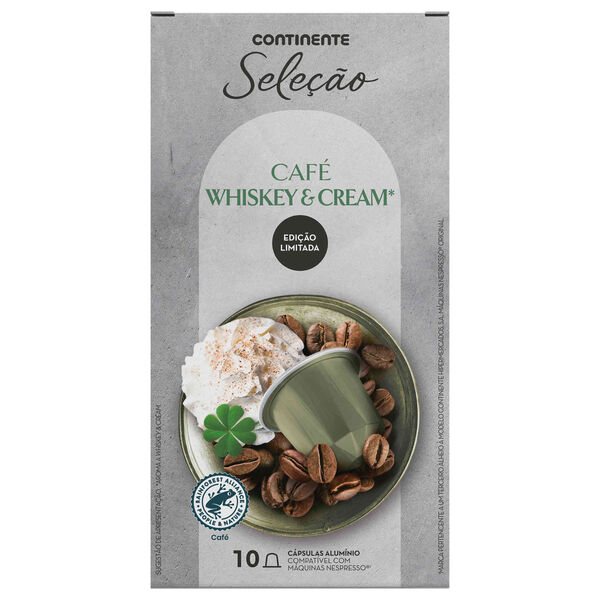 Cápsulas de Café Whiskey & Cream Continente Seleção